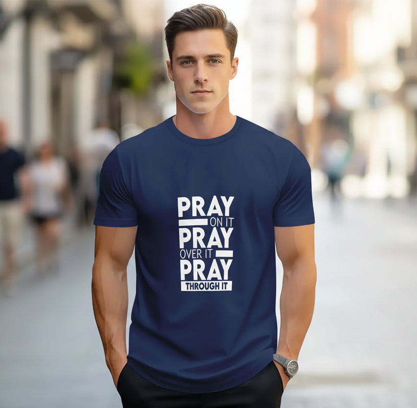 Men's Faith-Inspired Prayer Christian T-Shirt - God Cloth