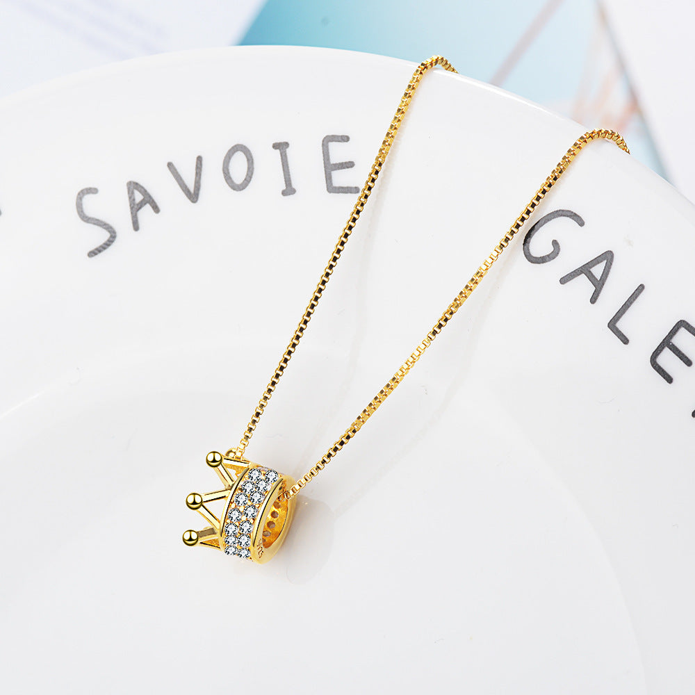 Jeweled Crown Necklace