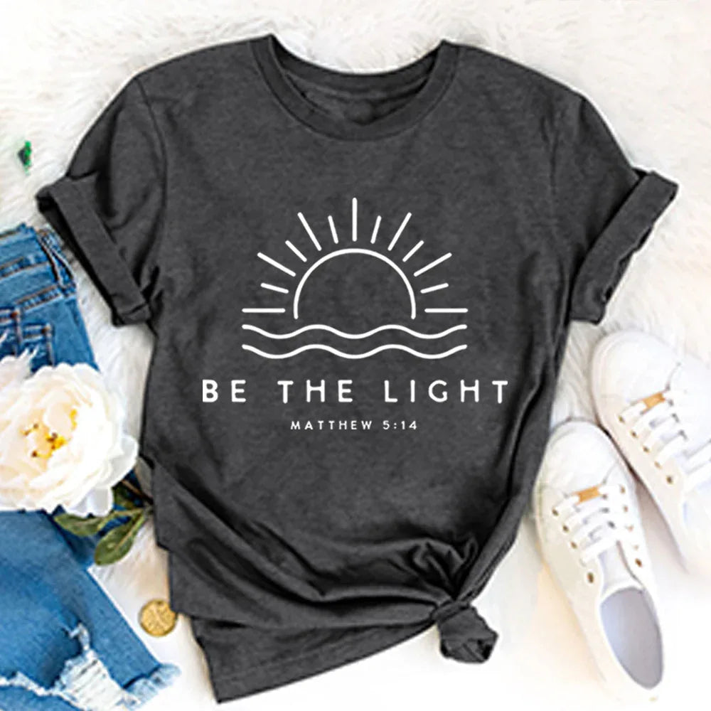 Be The Light T-shirt - God Cloth