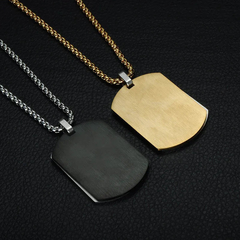 Cross Dog Tag Pendant - God Cloth