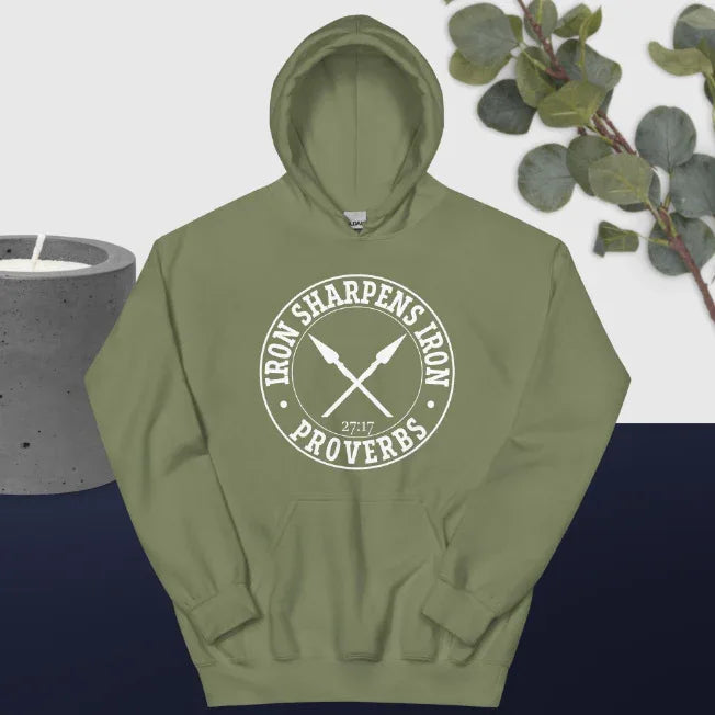 Iron Sharpening Scripture Hoodie - God Cloth