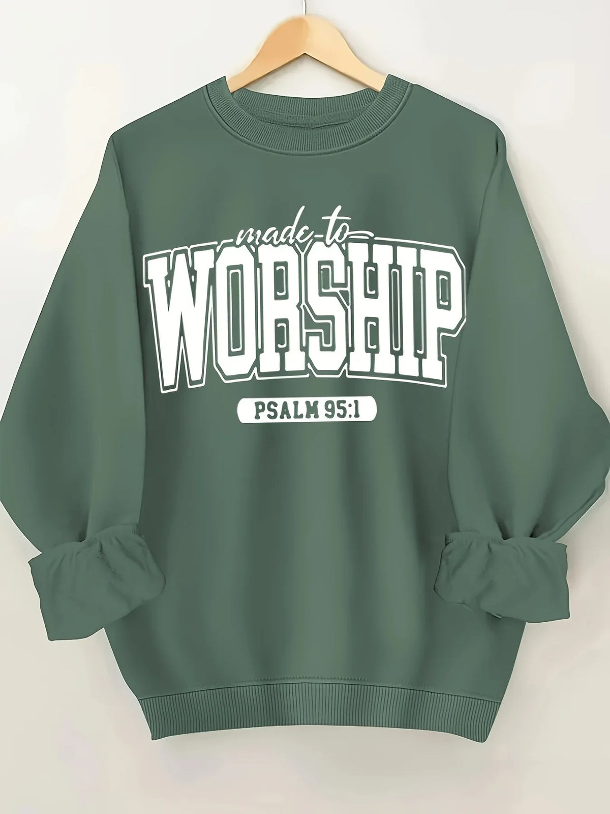 Women's Made to Worship Sweatshirt - God Cloth