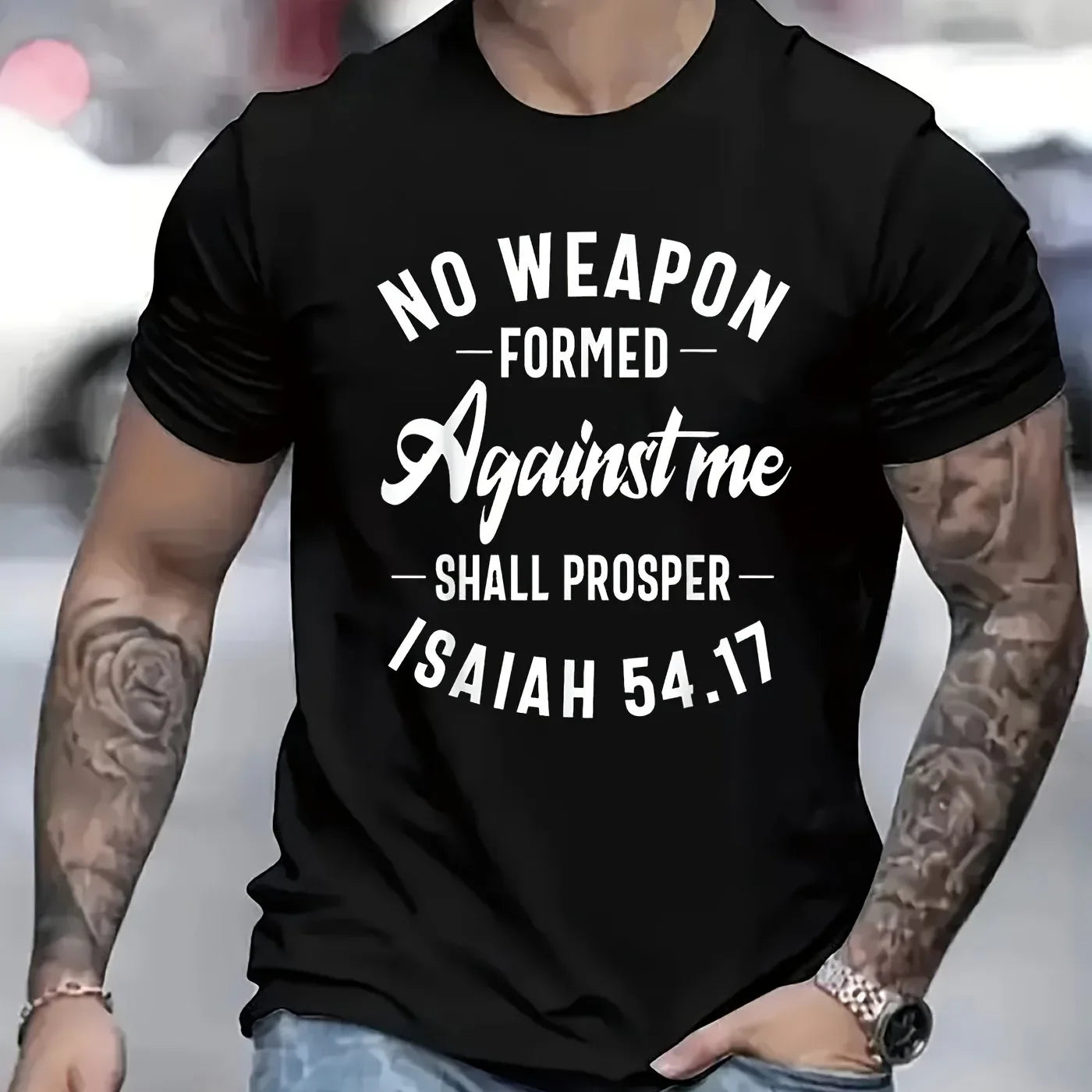Men's Bible Verse T-Shirt - God Cloth