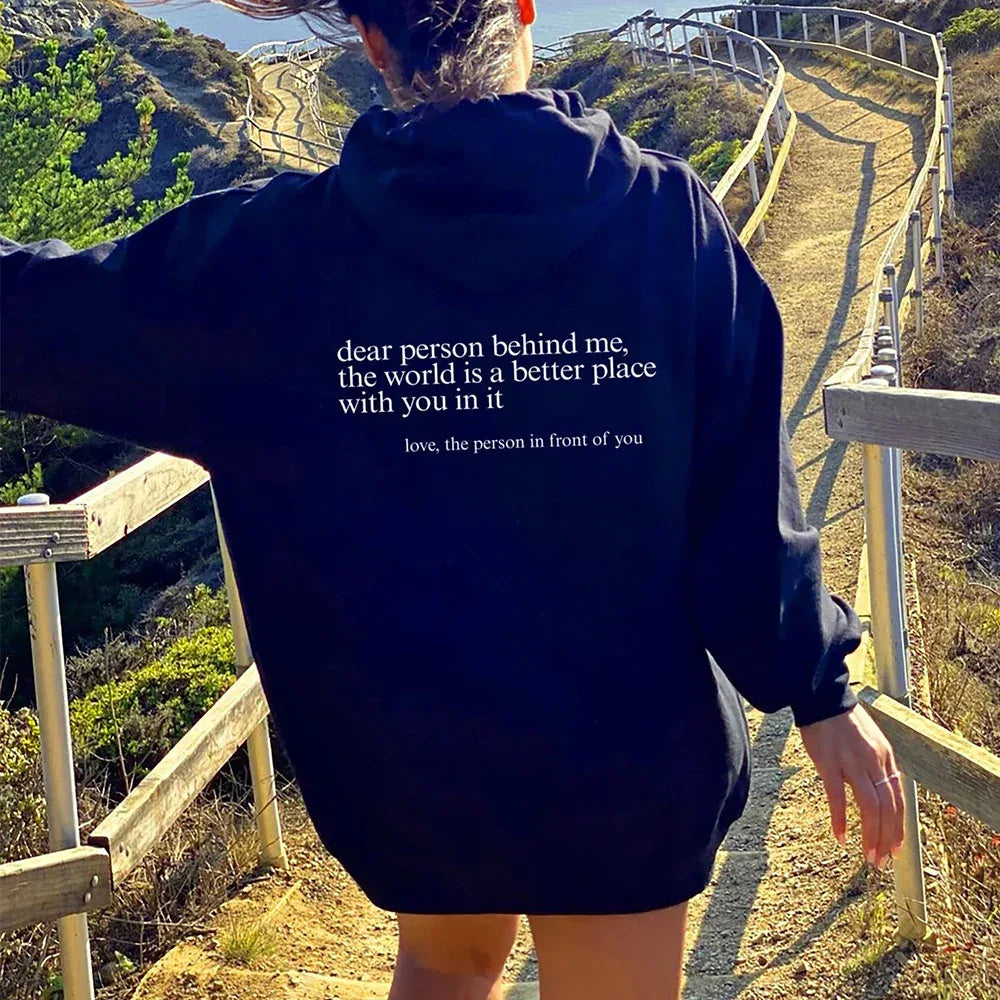 Dear Person Behind Me Hoodie - God Cloth