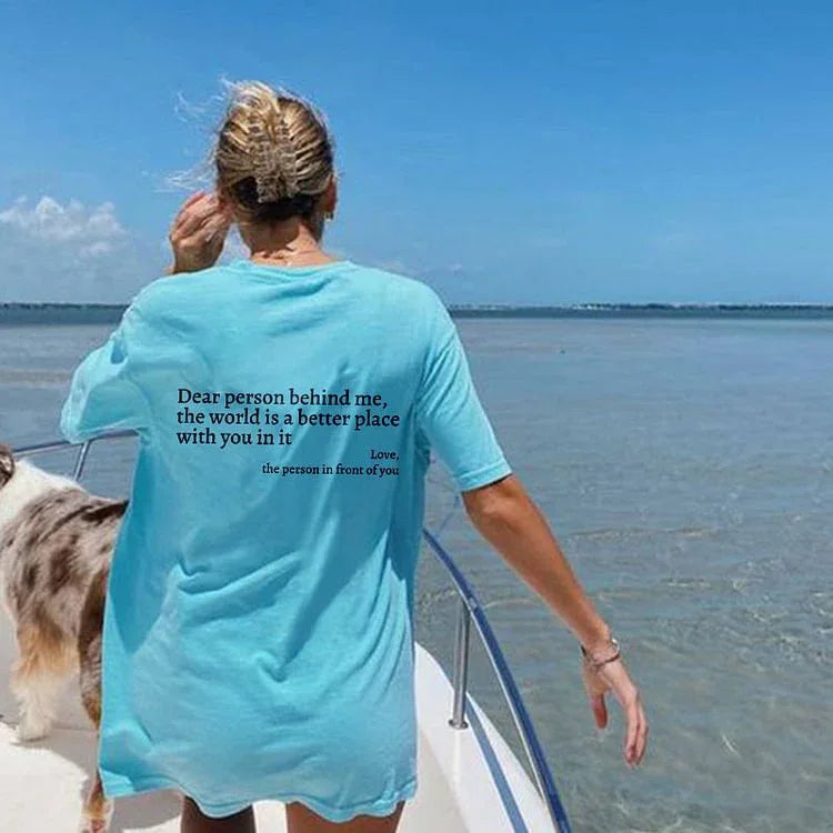 Person Behind Me T-Shirt - God Cloth