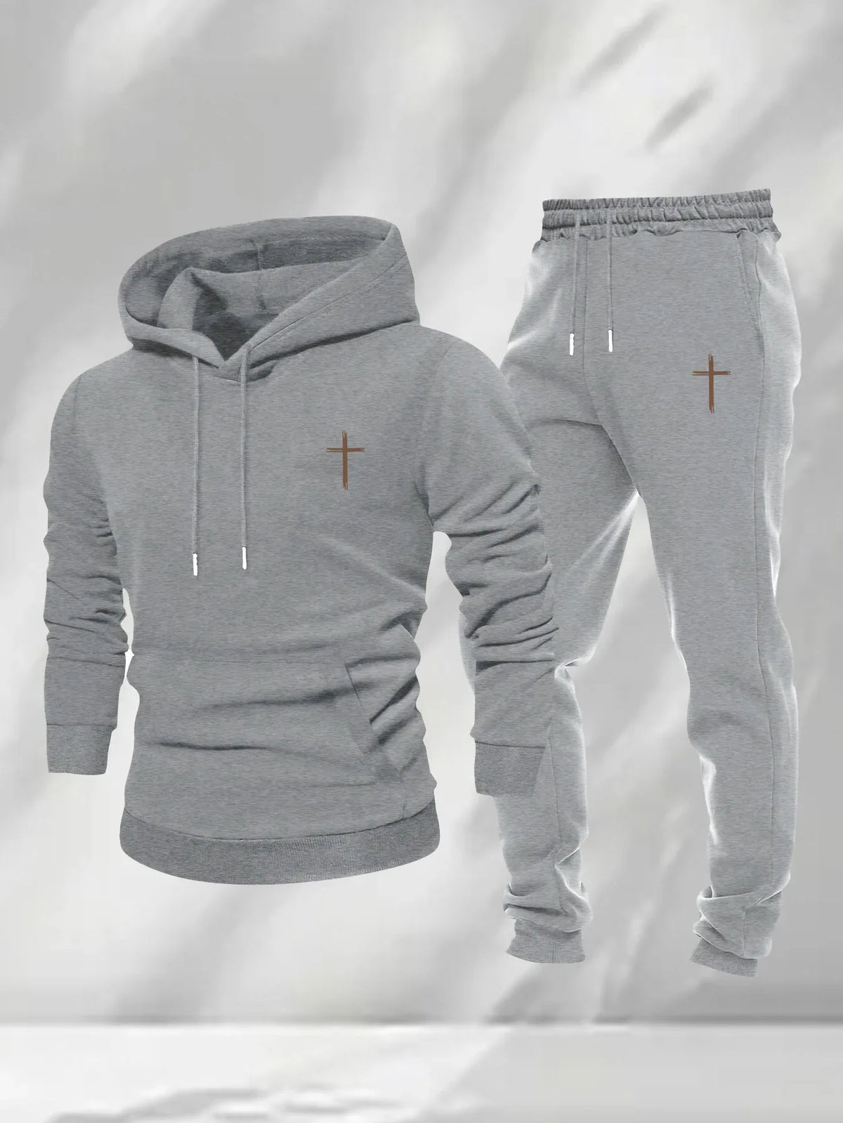 Men's Minimalist Cross Sweatsuit - God Cloth