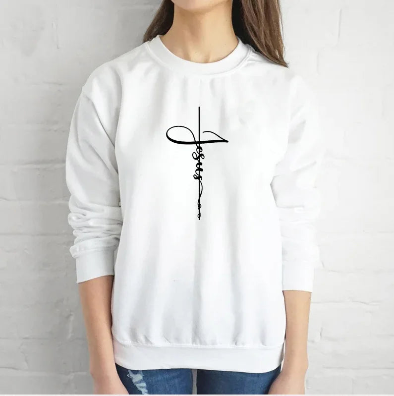 Jesus Cross Sweatshirt - God Cloth