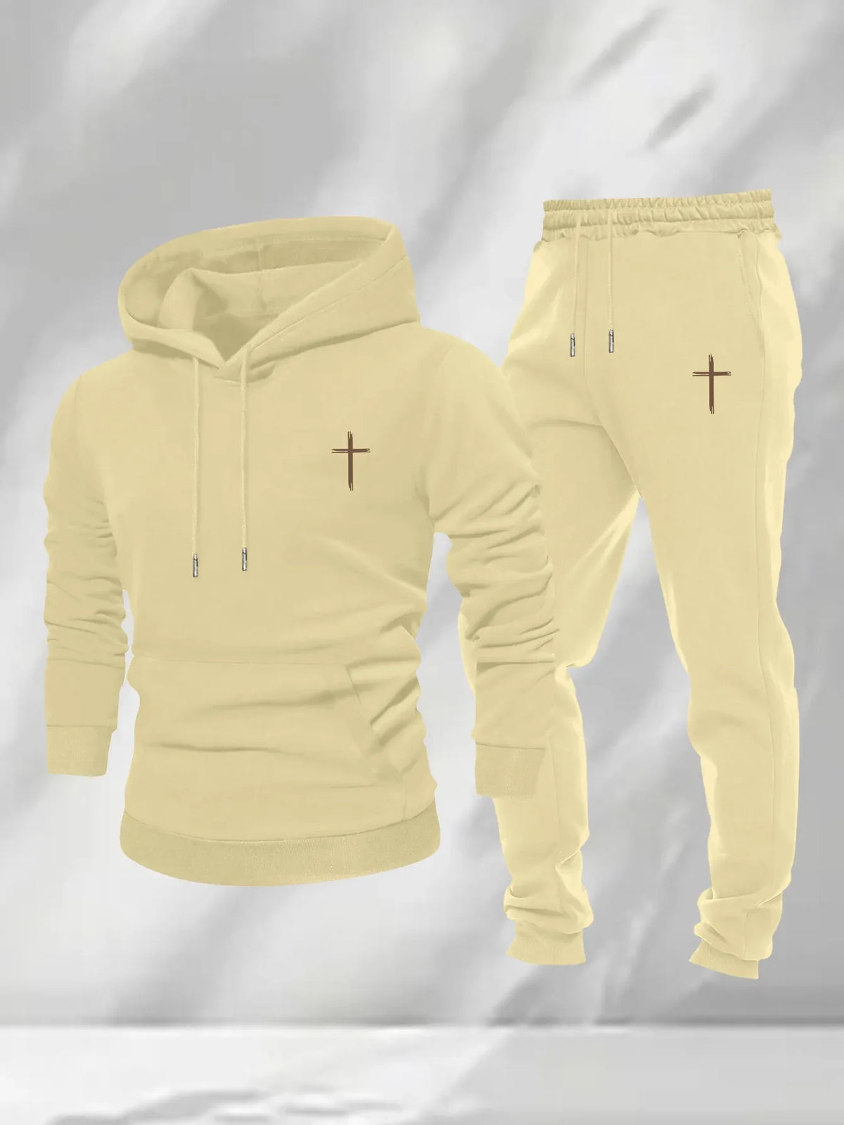 Men's Minimalist Cross Sweatsuit - God Cloth