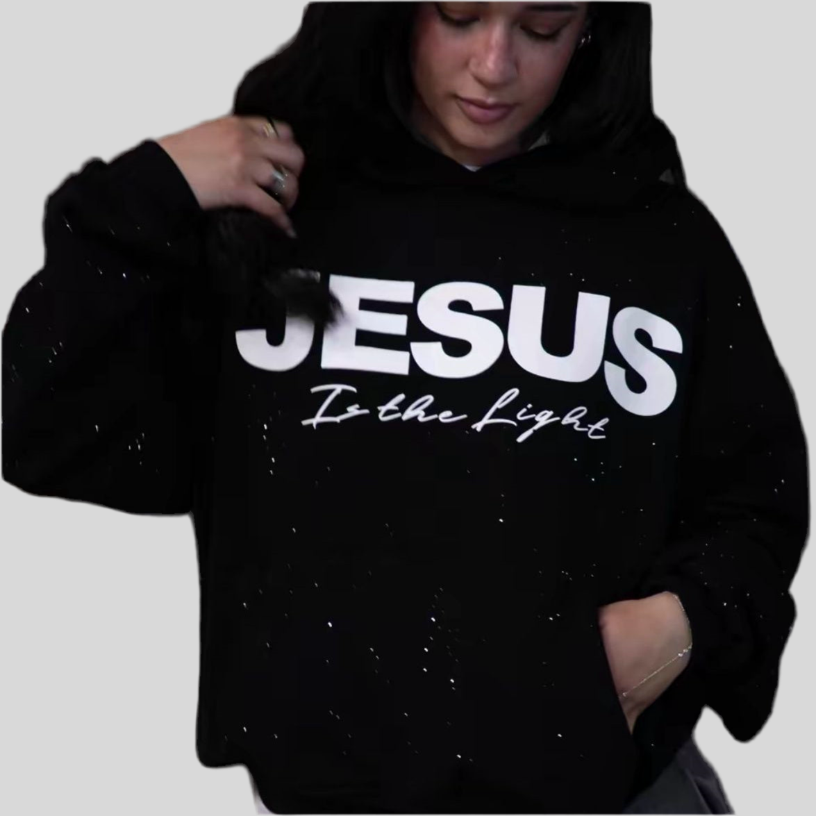 Jesus is the Light Pullover Hoodie