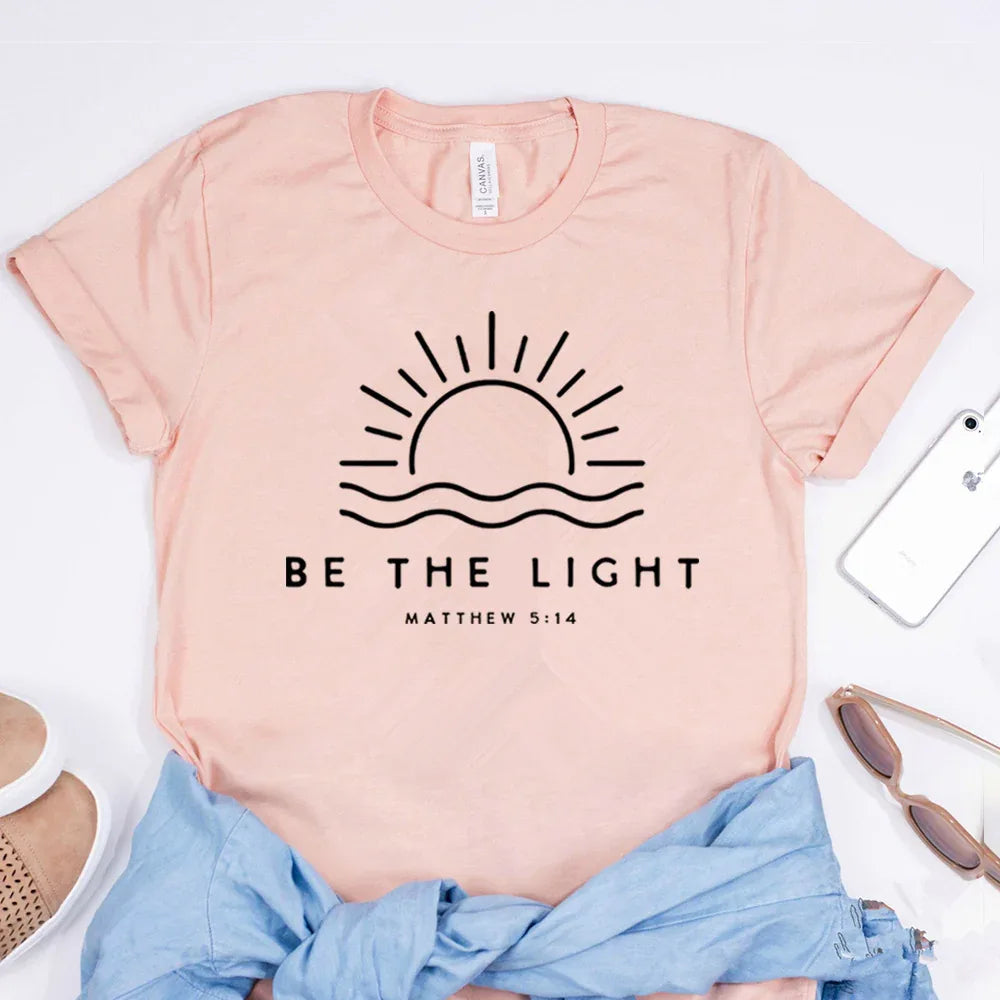 Be The Light T-shirt - God Cloth