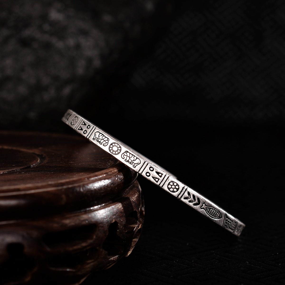 Carved Hieroglyphics Bracelets