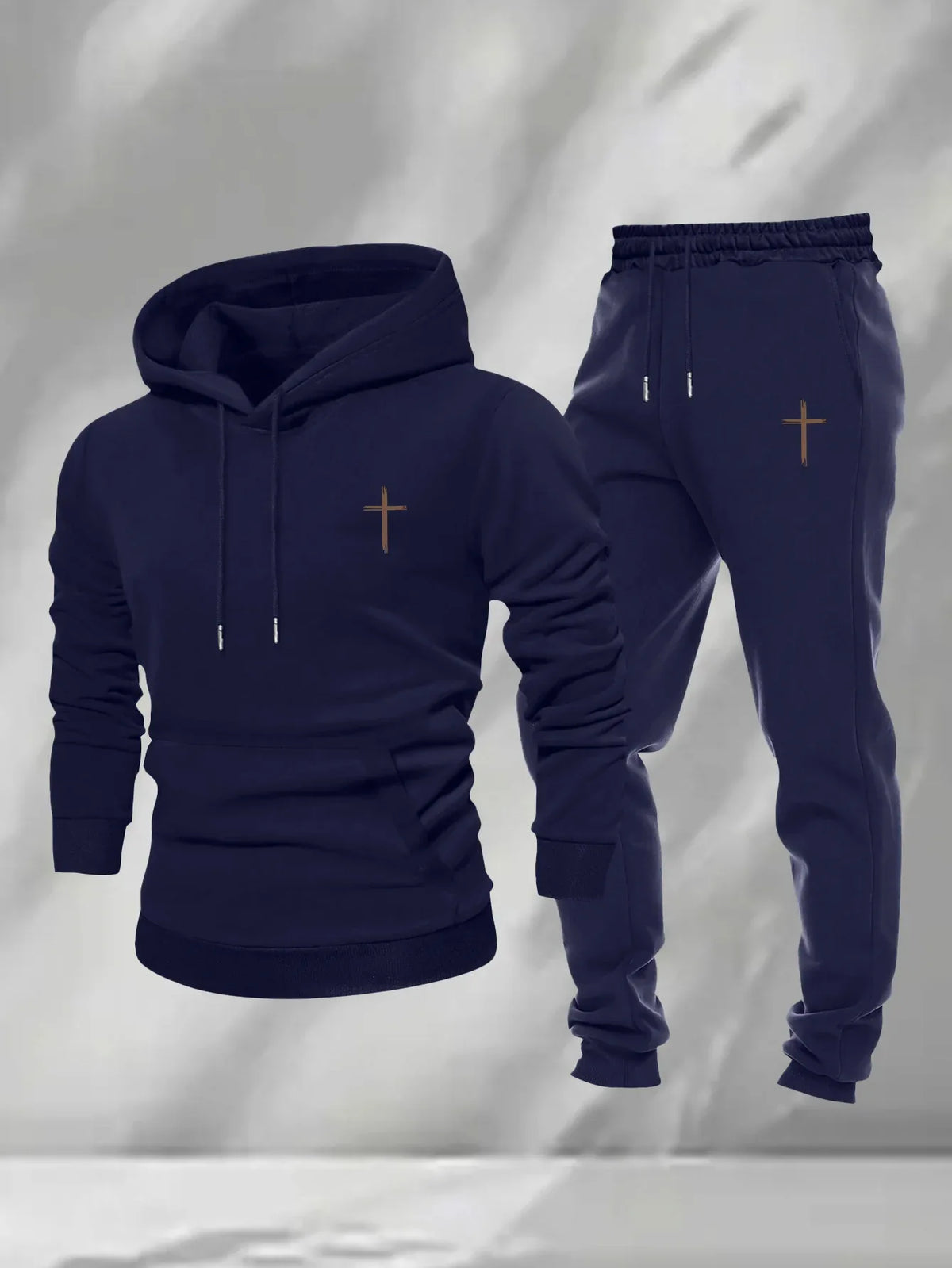 Men's Minimalist Cross Sweatsuit - God Cloth