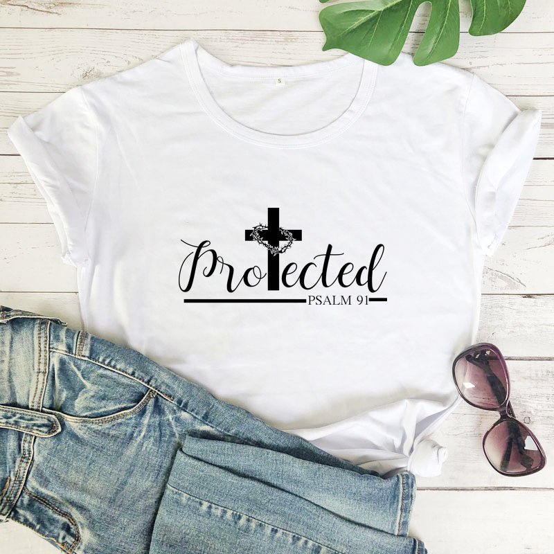 Protected by the Cross T-shirts
