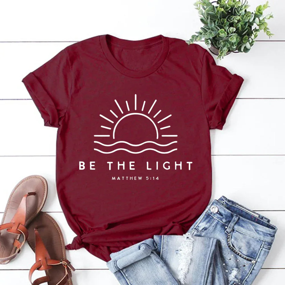 Be The Light T-shirt - God Cloth