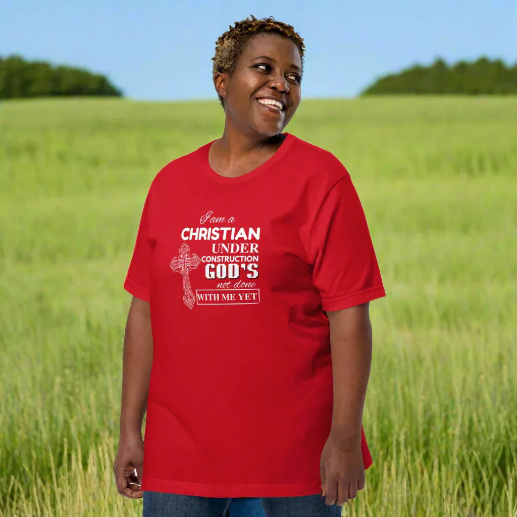 Unisex Christian Under Construction t-shirt - God Cloth
