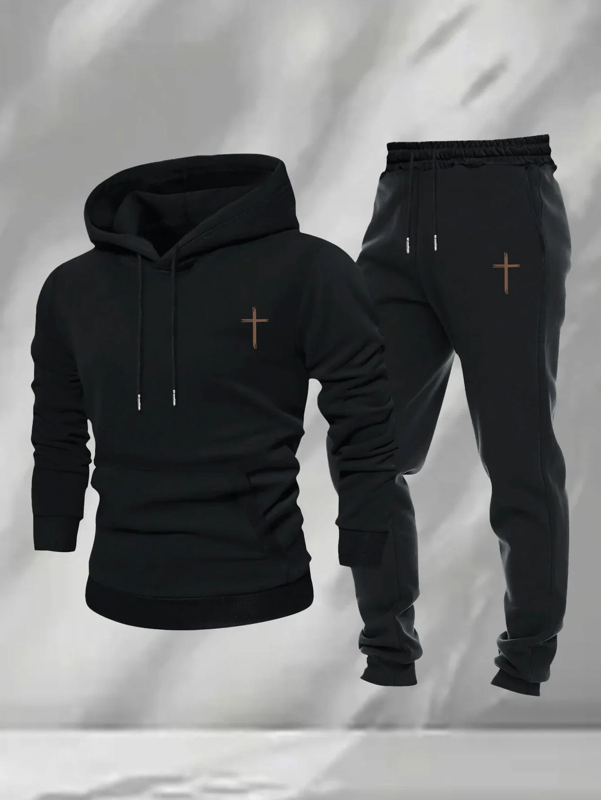 Men's Minimalist Cross Sweatsuit - God Cloth