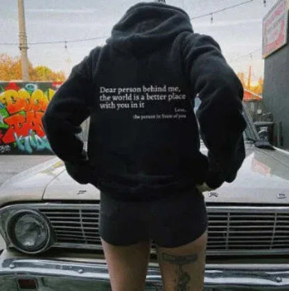 Dear Person Behind Me Hoodie - God Cloth