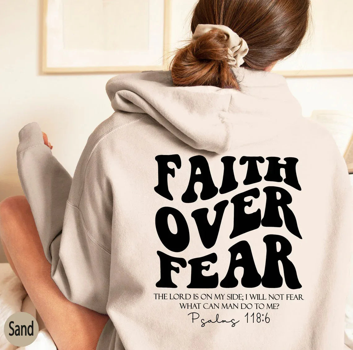 Faith Over Fear Hoodie - God Cloth