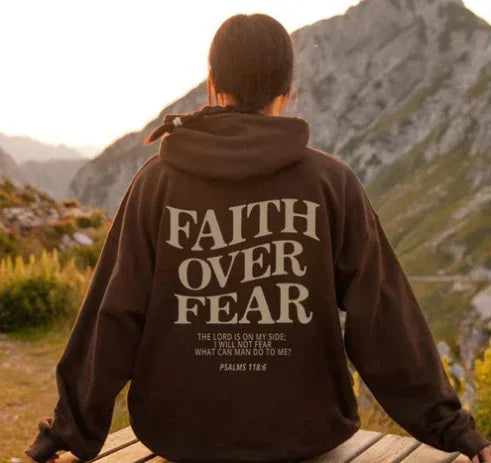 Faith Over Fear Hoodie - God Cloth