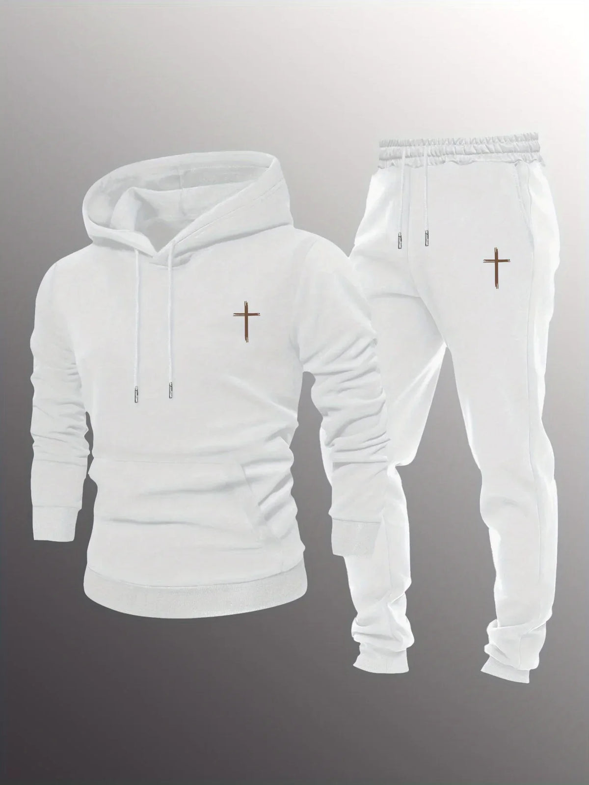 Men's Minimalist Cross Sweatsuit - God Cloth