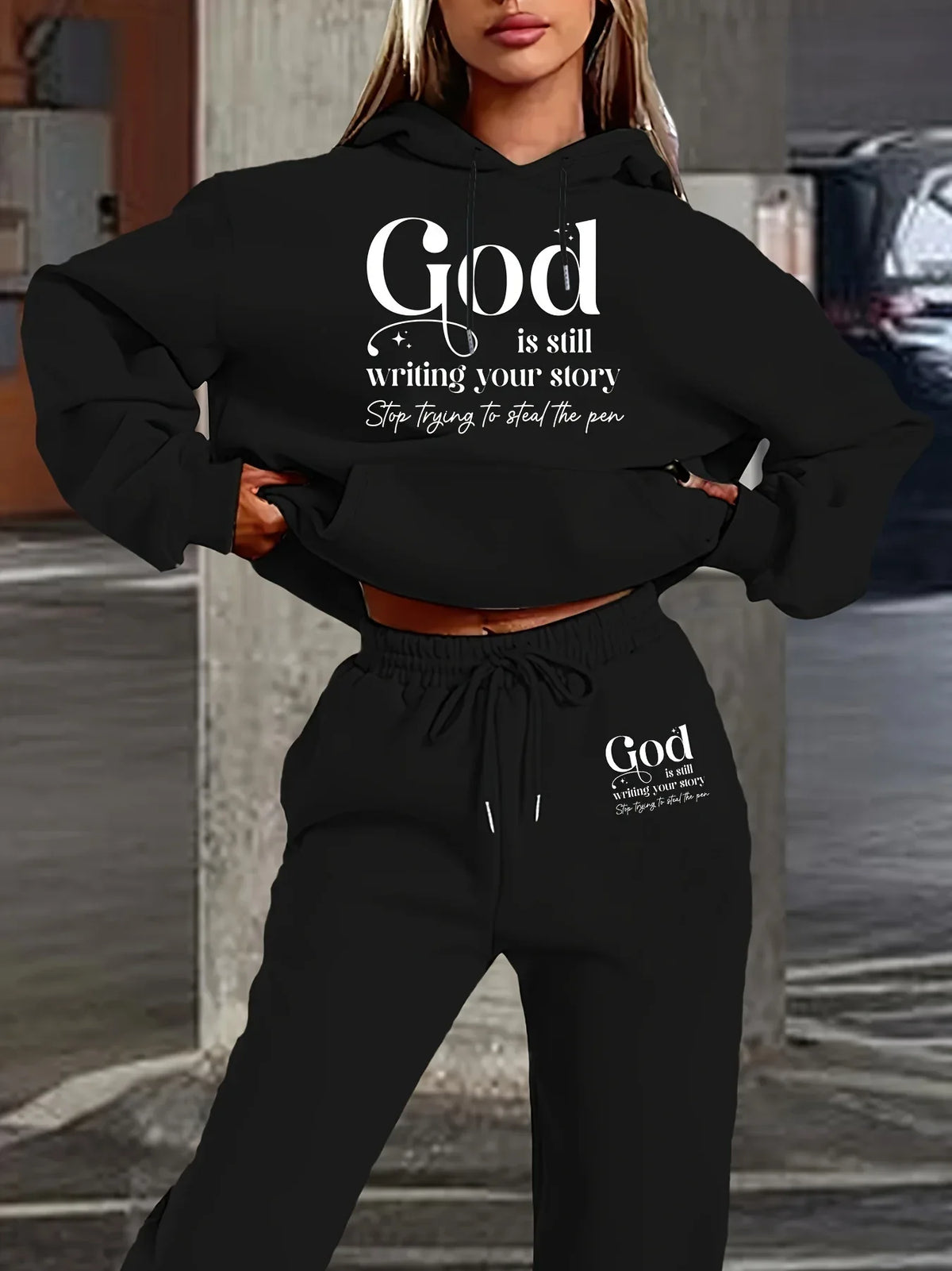 Women's Casual Hoodie & Jogger Set - God Cloth
