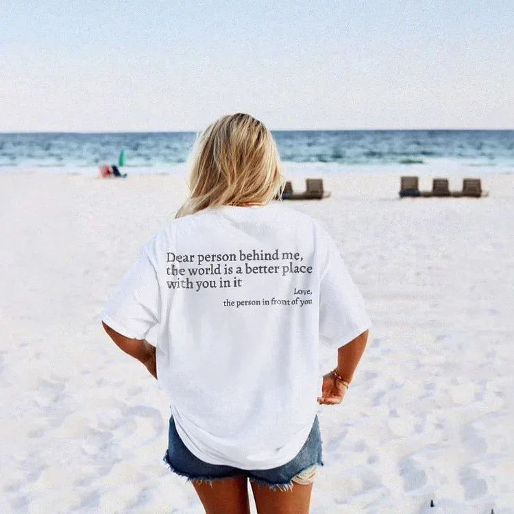 Person Behind Me T-Shirt - God Cloth