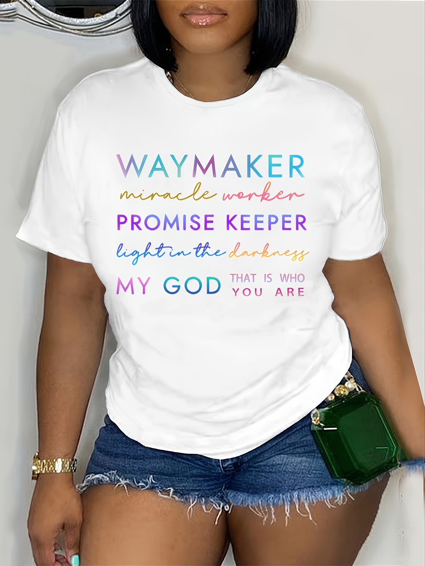 Women's "Waymaker Miracle Worker Promise Keeper" T-Shirt