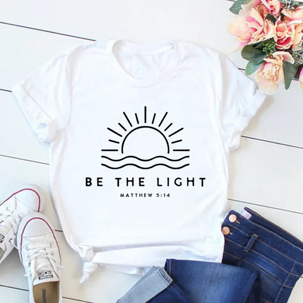 Be The Light T-shirt - God Cloth