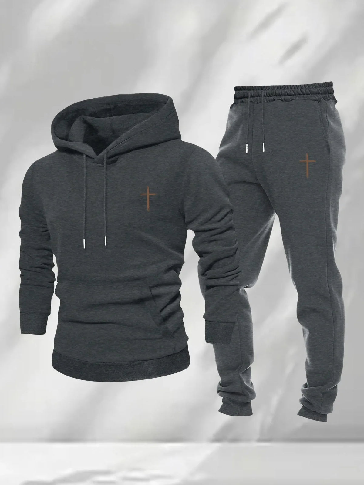 Men's Minimalist Cross Sweatsuit - God Cloth