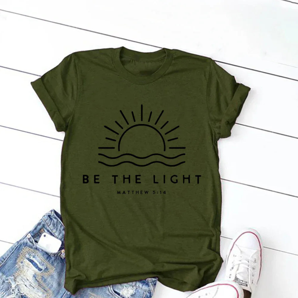 Be The Light T-shirt - God Cloth