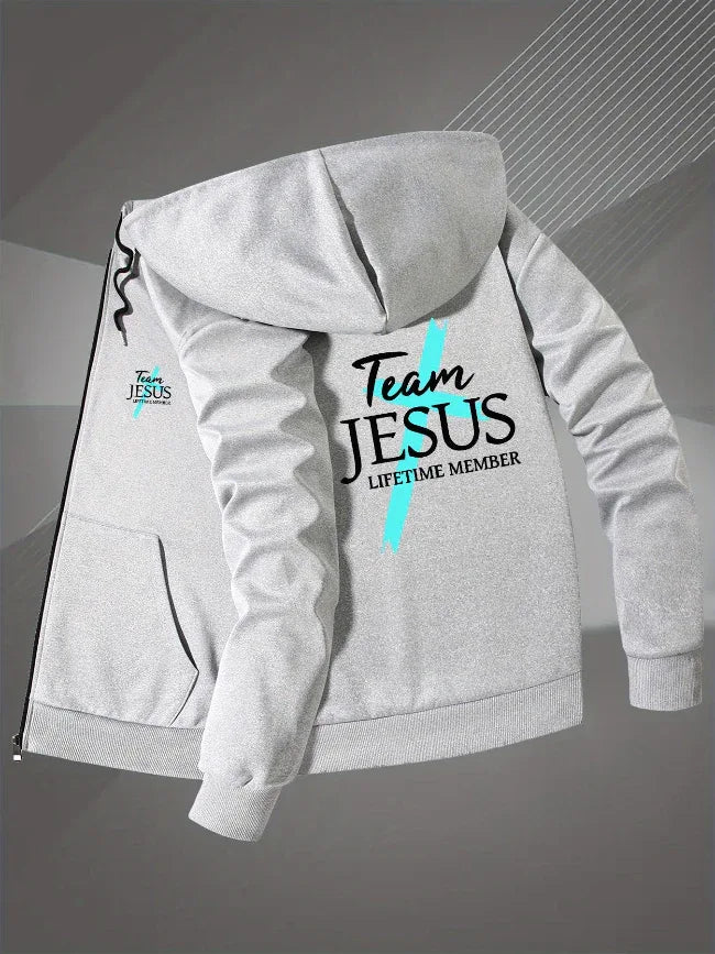 Light Weight Team Jesus Track Jacket - God Cloth
