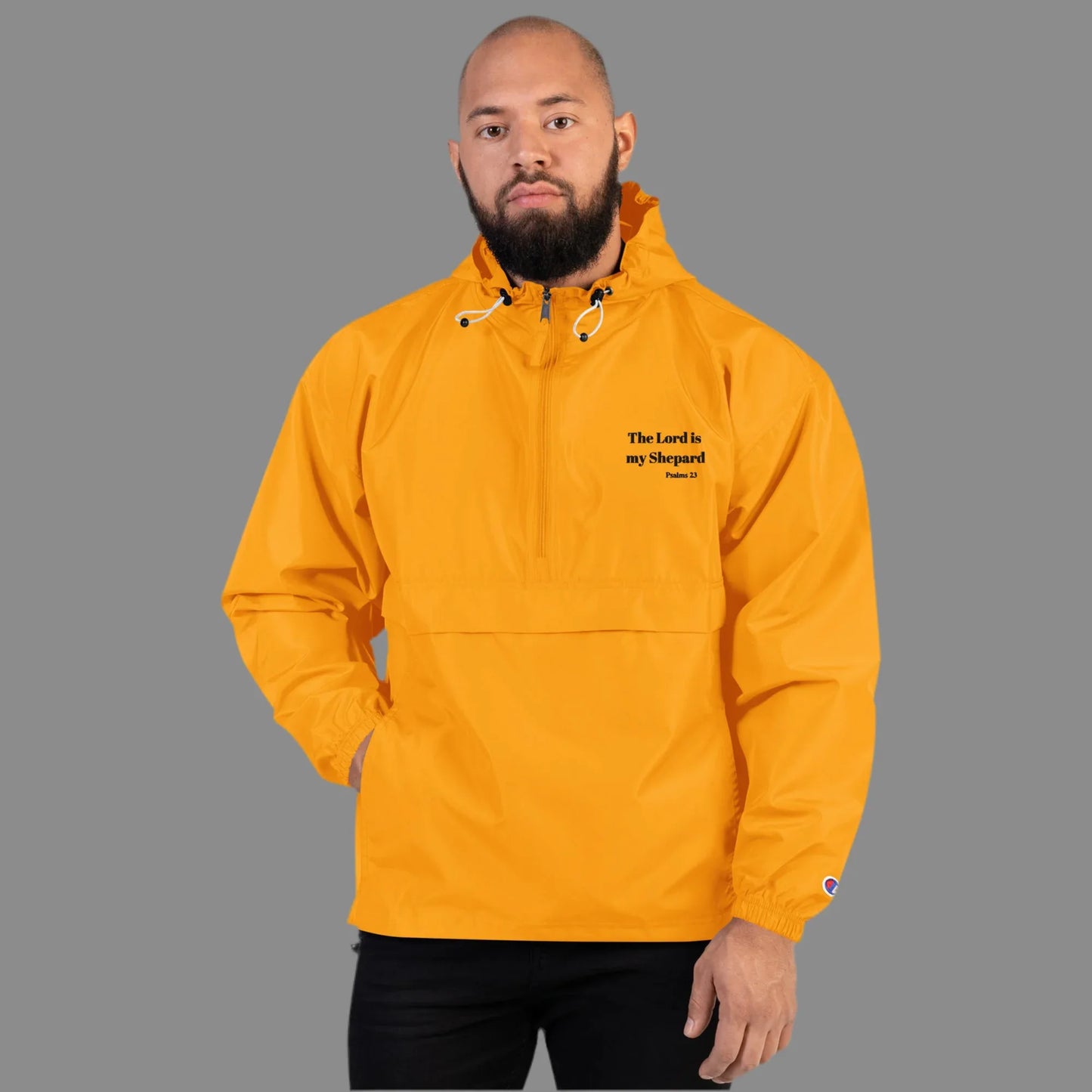 Embroidered Champion 23rd Psalms Jacket - God Cloth