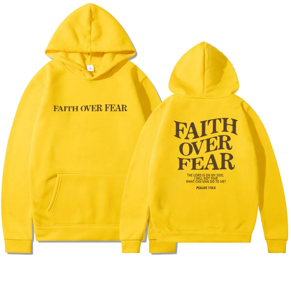 Faith Over Fear Christian Hoodie - God Cloth
