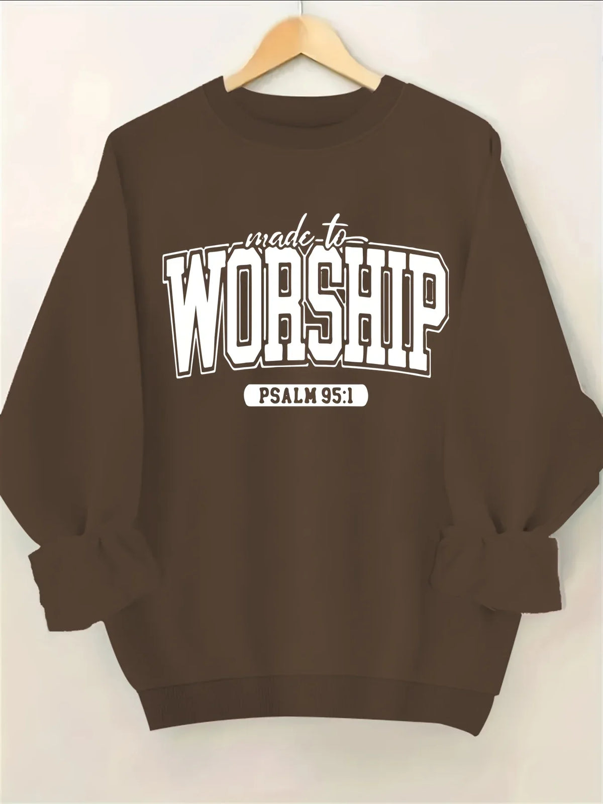 Women's Made to Worship Sweatshirt - God Cloth