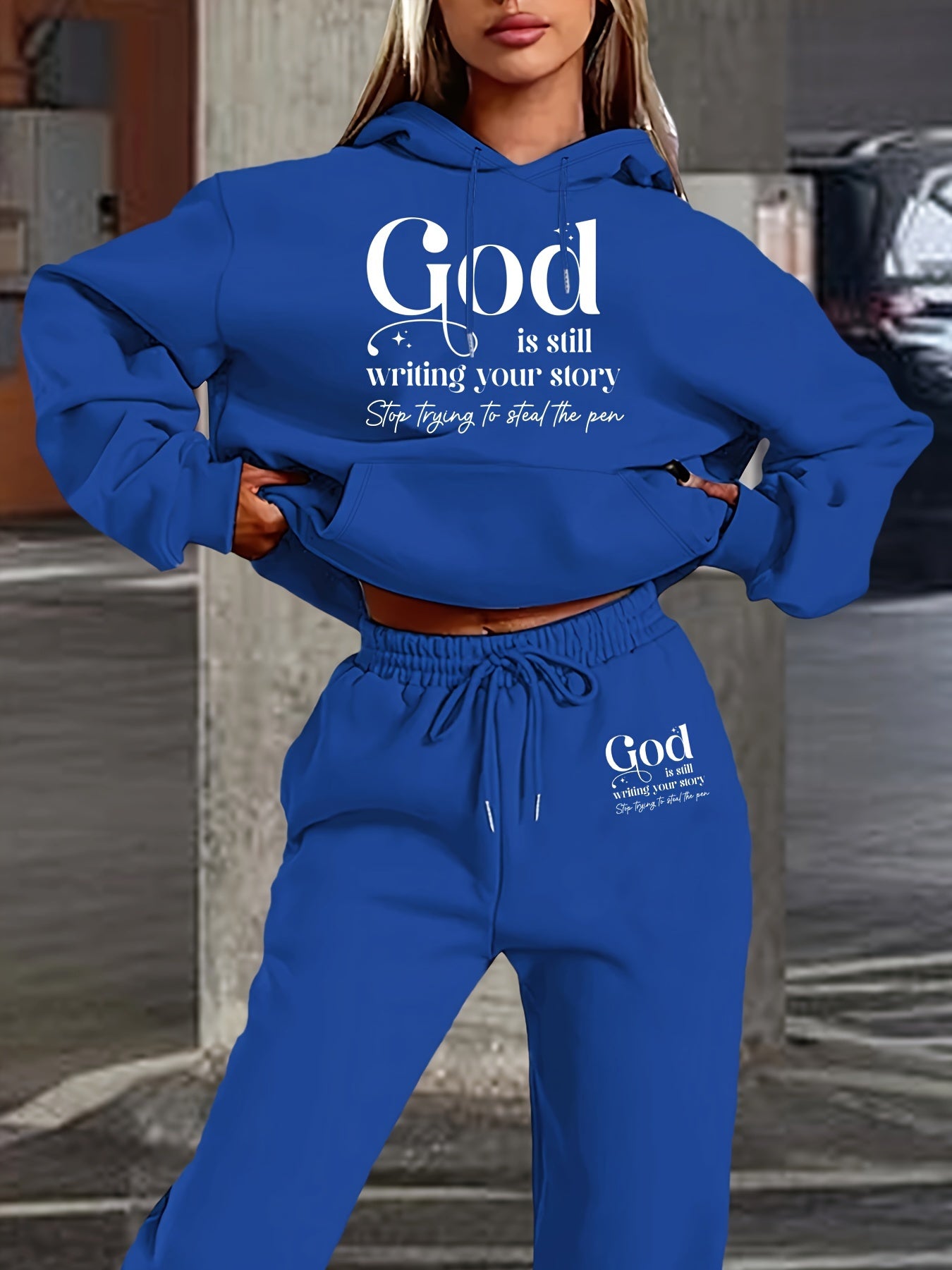 Women's Casual Hoodie & Jogger Set