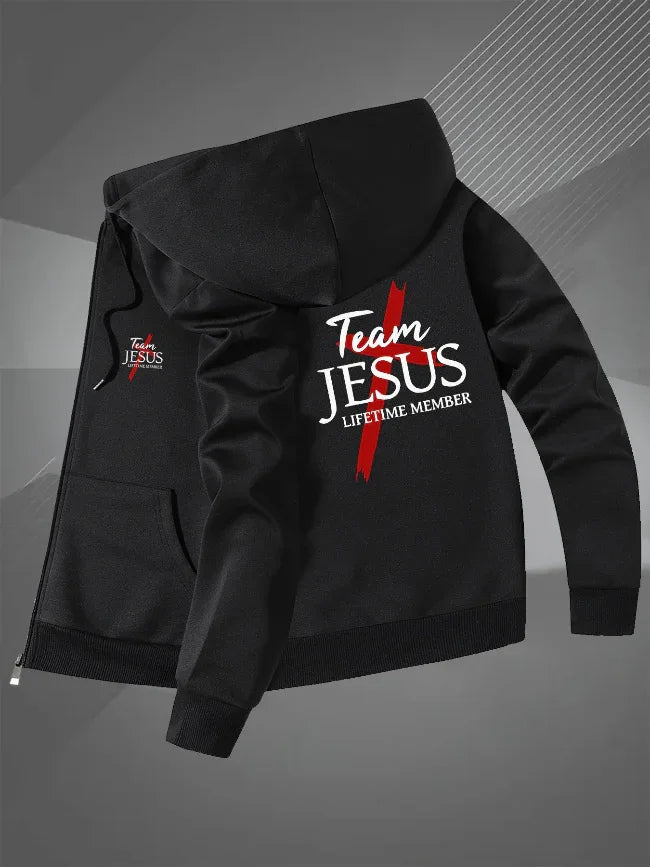 Light Weight Team Jesus Track Jacket - God Cloth