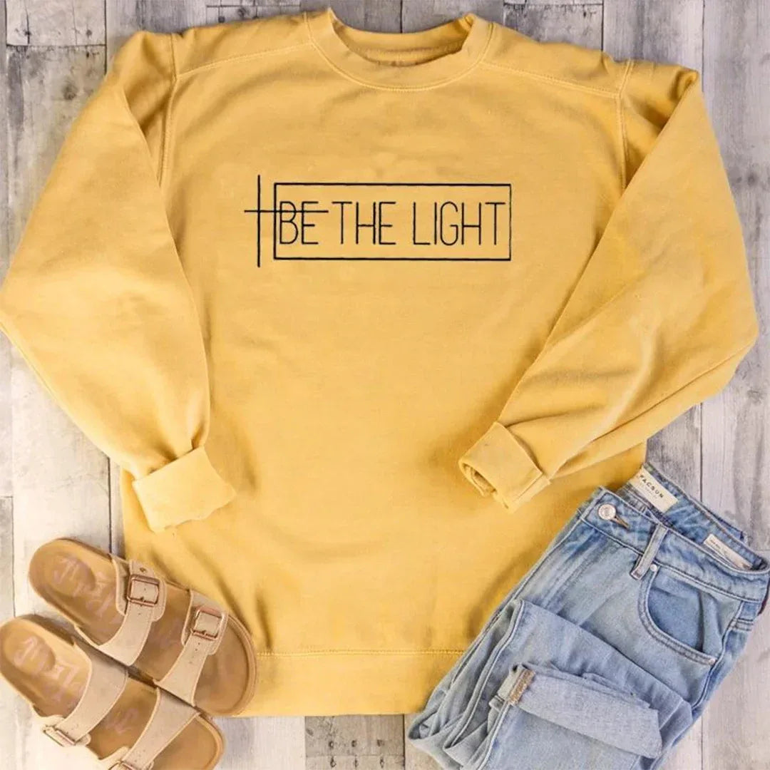 Be The Light Sweatshirt - God Cloth