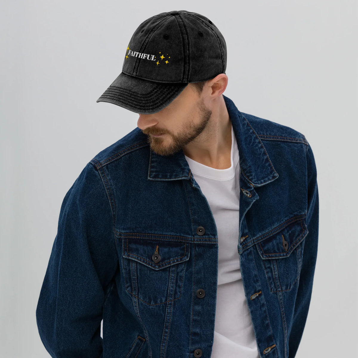 Blessed Denim Cap - God Cloth