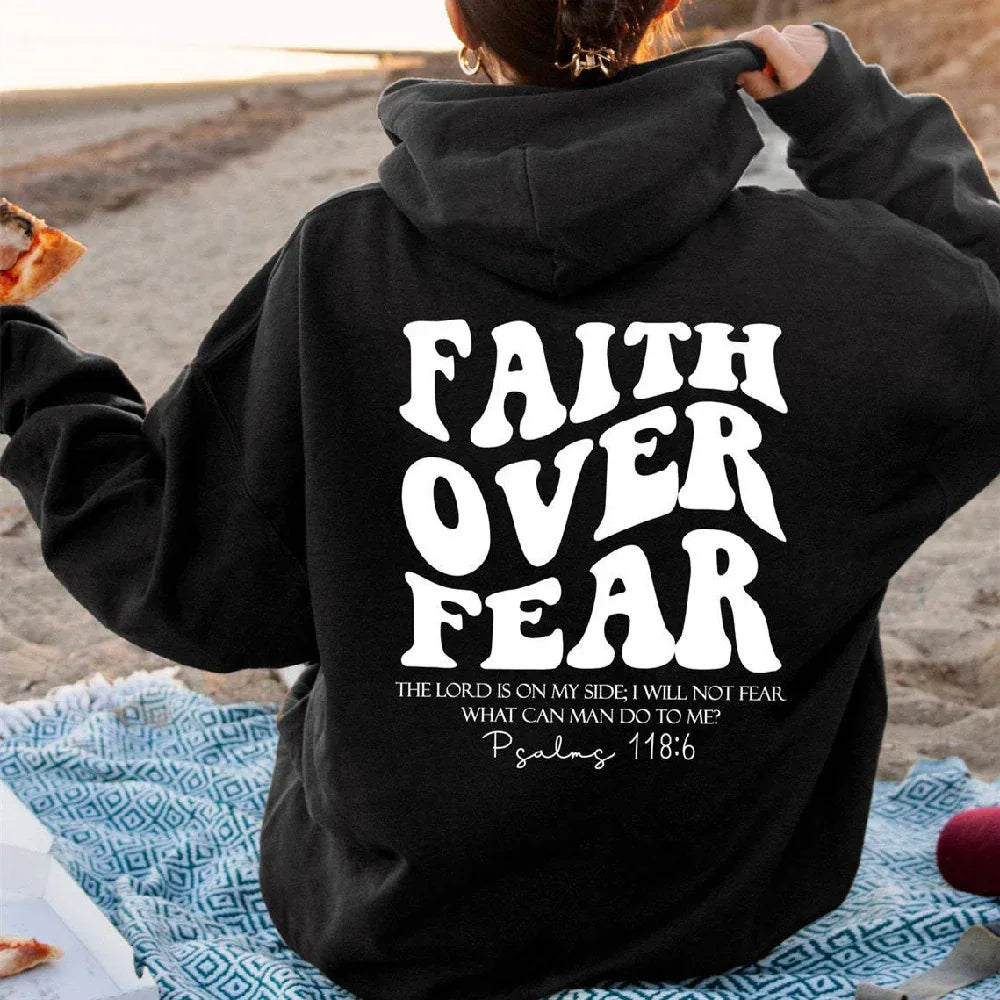 Faith Over Fear Hoodie - God Cloth
