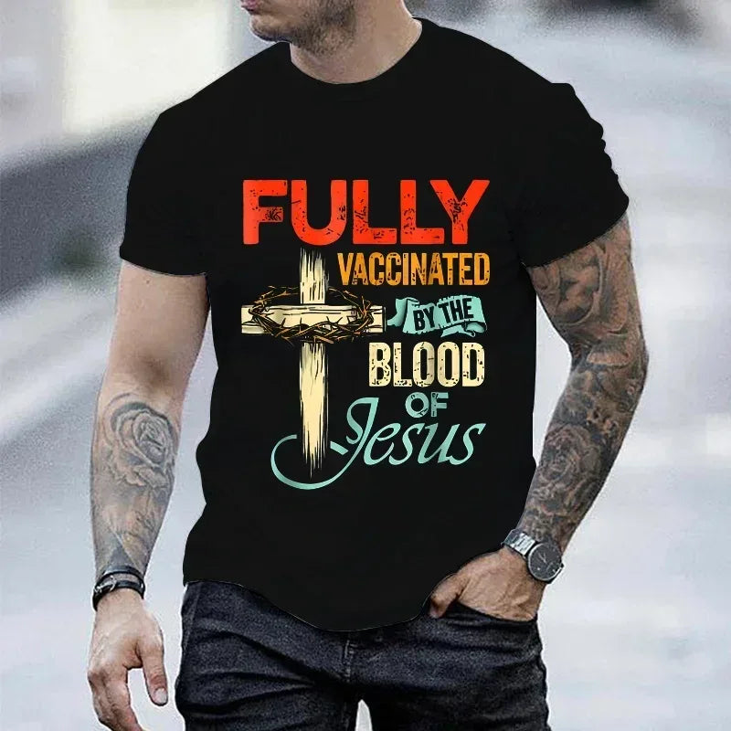 Fully Vaccinated By The Blood of Jesus T-Shirt - God Cloth