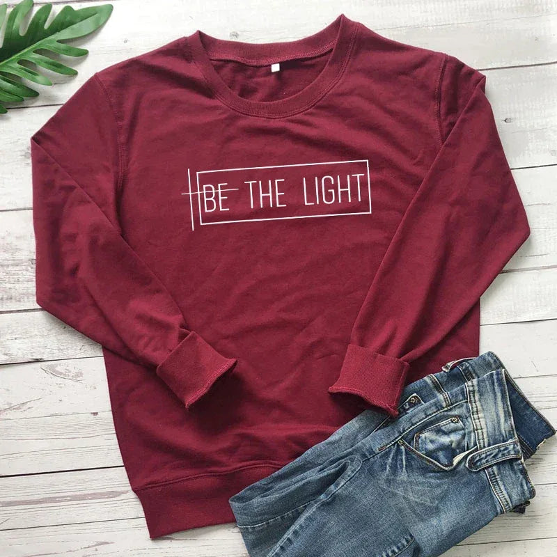 Be The Light Sweatshirt - God Cloth