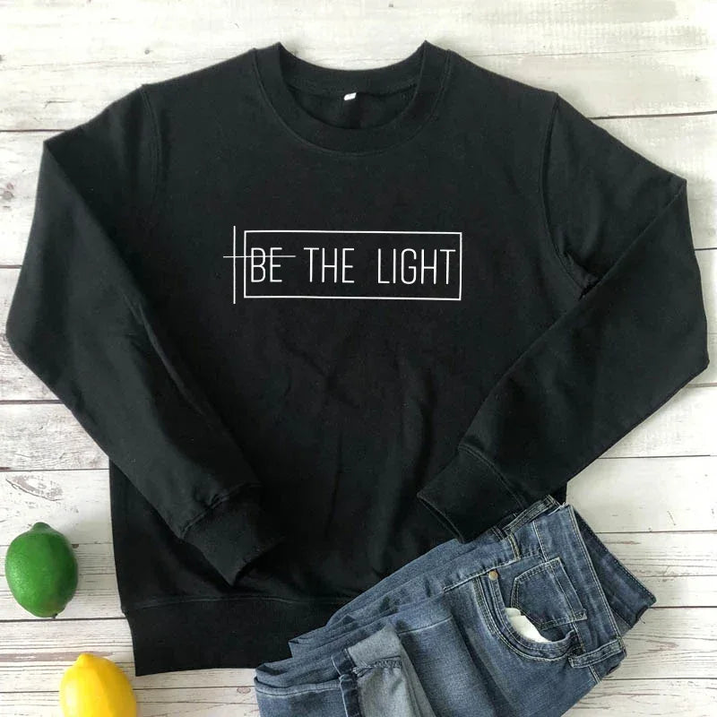 Be The Light Sweatshirt - God Cloth