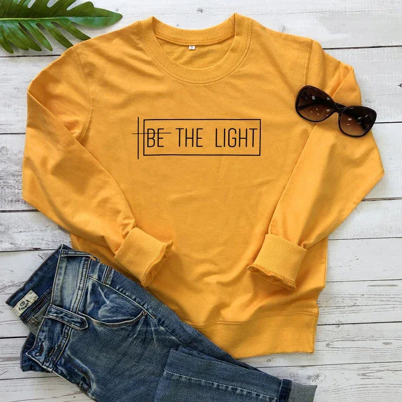 Be The Light Sweatshirt - God Cloth