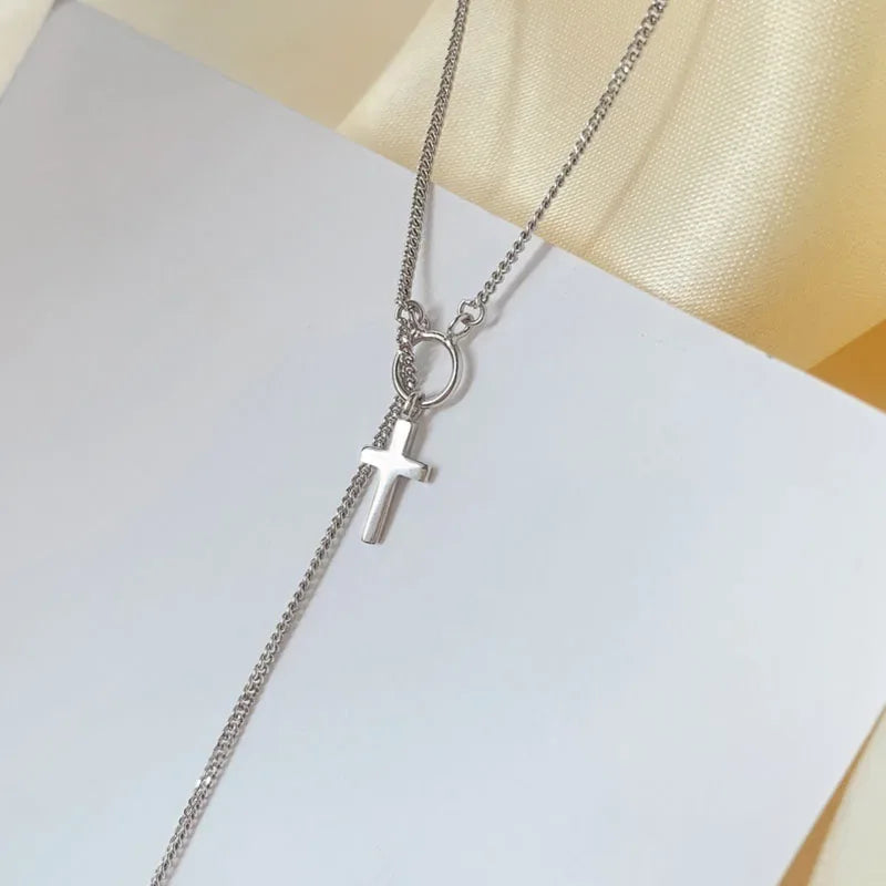 Double Cross Necklace - God Cloth