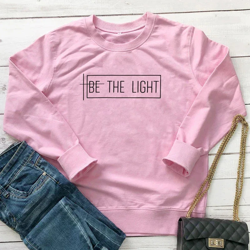Be The Light Sweatshirt - God Cloth