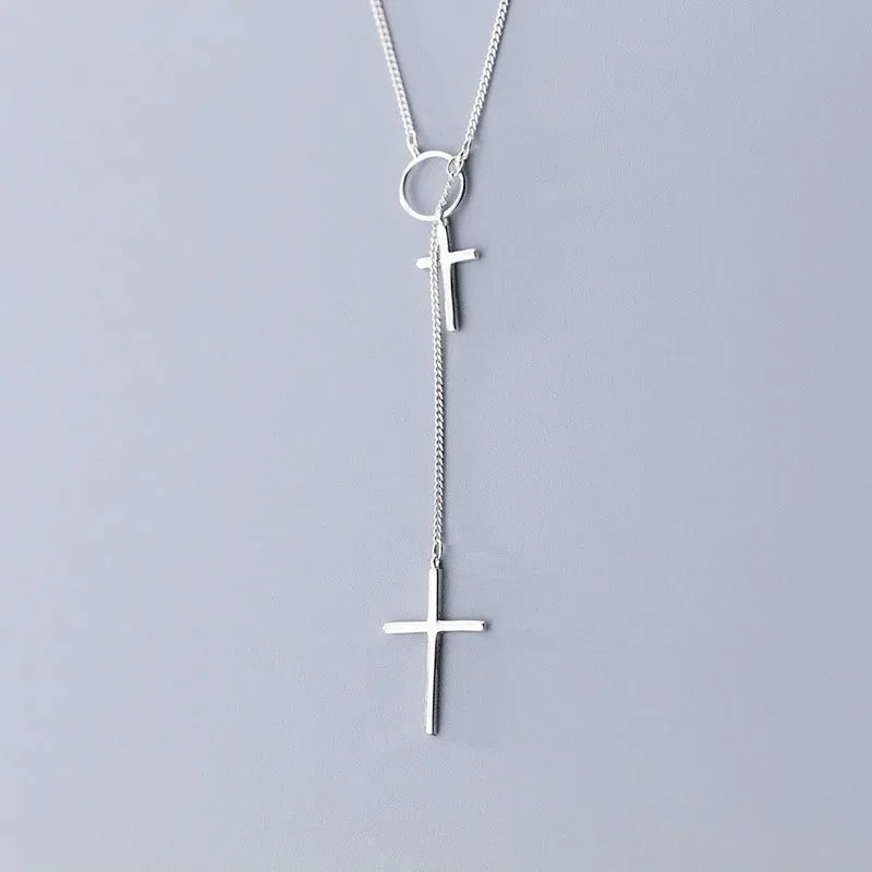 Double Cross Necklace - God Cloth
