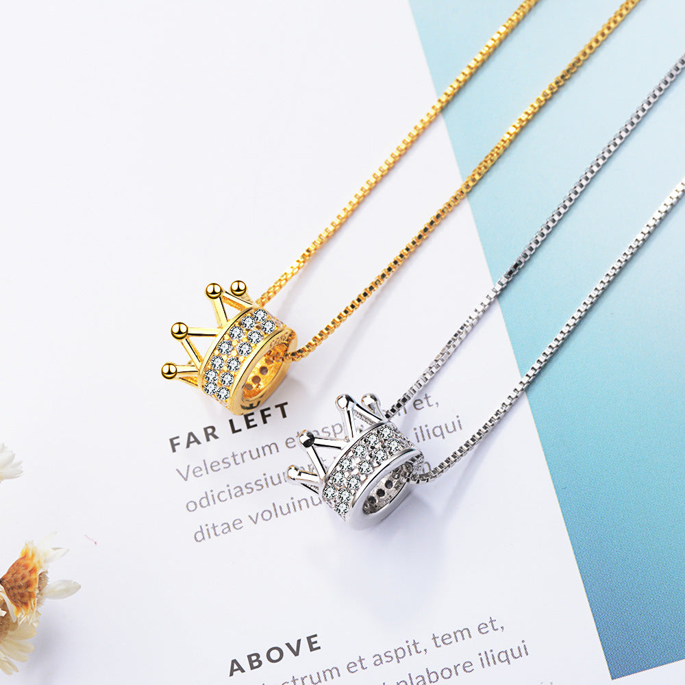 Jeweled Crown Necklace