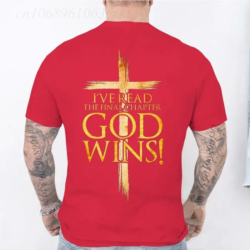 God Wins Christian Faith T-Shirt - God Cloth