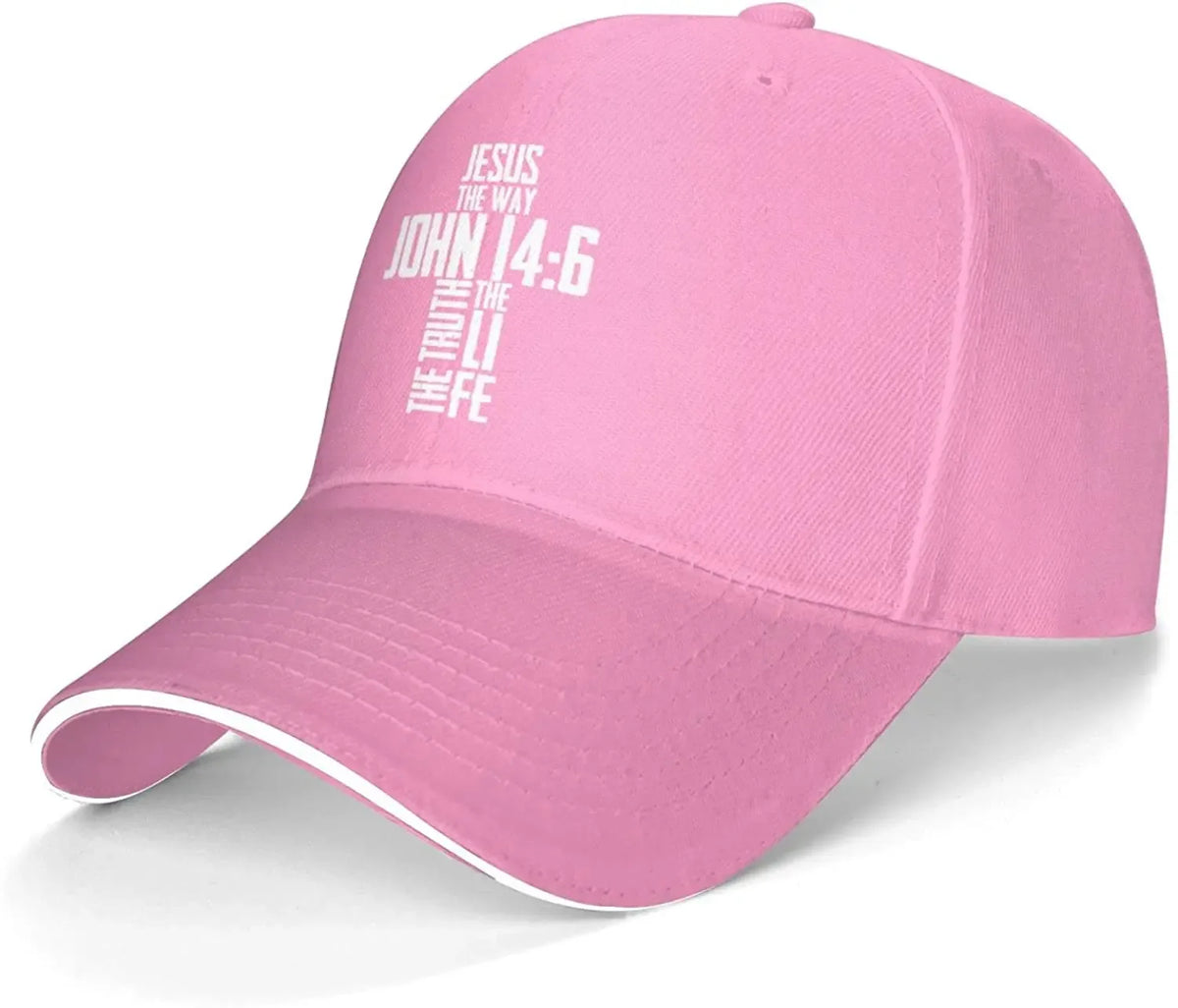 Unisex Bible Verse Jesus The Way John 14:6 Baseball Cap - God Cloth