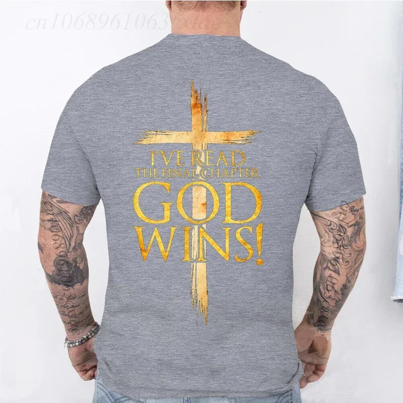 God Wins Christian Faith T-Shirt - God Cloth